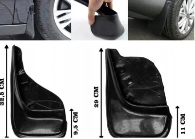 4x Mud Flaps Splash Guards Mud Flaps Set For Skoda Octavia - Image 1 of 4