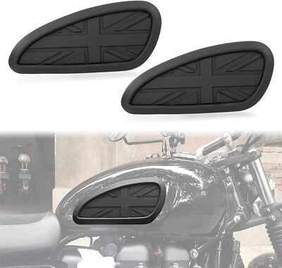 Fuel Tank Protector Gas Tank Sticker Knee Pads for Bonneville T100 T120 Thruxton - Image 1 of 4