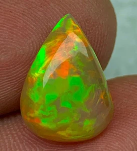2.90ct.Top Class Gorgeous Multi Color Neon Spectrum Flashy Fire Natural opal - Picture 1 of 11