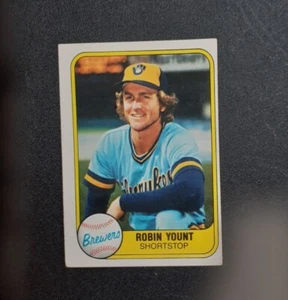 1981 FLEER BASEBALL ⚾️.. ROBIN YOUNT .. CARD NUMBER 511 - Picture 1 of 3
