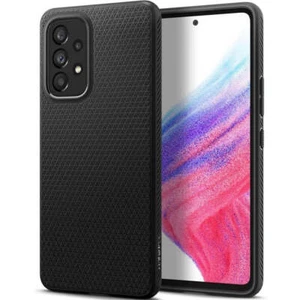 Handyhülle für Galaxy A53 5G Spigen Case Cover Futeral Etui Schutzhülle Schwarz - Zdjęcie 1 z 9