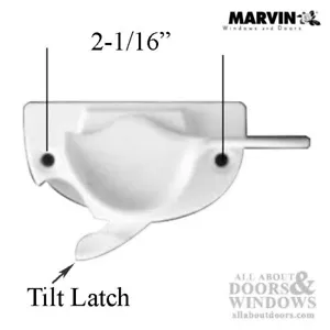 Marvin Ultimate Double Hung Sash Lock With Tilt Feature White Sash Lock - Picture 1 of 1