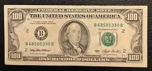 1993 $100 Hundred Dollar Old Currency New York Federal Reserve ** L@@K ** - Picture 1 of 6