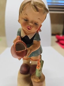 Kleiner Gärtner Porzellan Figur unsigniert # 3373G 5,5" - Bild 1 von 7