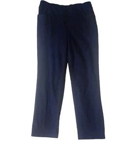 Women Within Jeans 20W Straight Leg Pull On Stretch Dark Wash High Rise - Picture 1 of 6