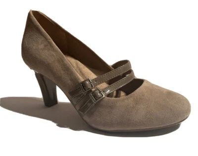 Giani Bernini Velmah Memory Foam Mary Jane Pumps Women's, beige, Size 6.5 - Image 1 of 4