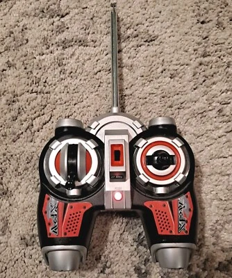 XPV Shadow Hawk Red 27 MHz Jakks Pacific 2006 RC Stealth Airplane  Controller  - Image 1 of 4