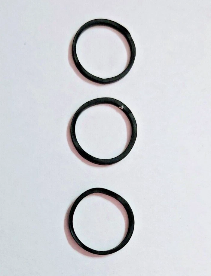 ROBTHEBELTGUY Three (15mm) Square Audio / Video Rubber Belts - CD/DVD/MD/DAT/ DCC & Cassettes