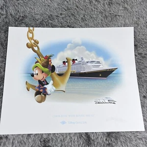WALT DISNEY MINNIE MOUSE Carib-Bein DON WILLIAMS Lithograph Double Signed - Picture 1 of 14