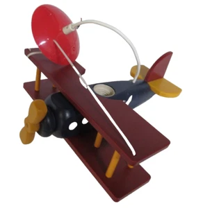 ✈️Philips Kids Ceiling Lamp Light Plane Wooden Aeroplane Free Delivery - Picture 1 of 6