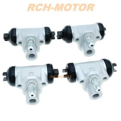Cilindro de rueda de freno delantero y trasero los 4 para Kawasaki Mule 600 610 KAF400 2005-2009 Foto 1 de 2