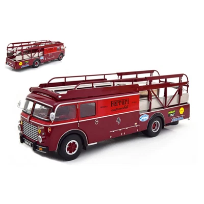 FIAT 642 BARTOLETTI FERRARI RACE TRANSPORTER 1957 1:18 Cmr Classic Model Replica - Immagine 1 di 3