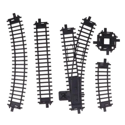 HO Scale Plastic Model Railroad Train Toy Scenery Layout Right Switch Track - Image 1 of 4