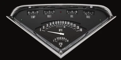 Classic Instruments TF01B 1955-59 Chevy Truck Black Tach Force Gauge Kit - Image 1 of 3