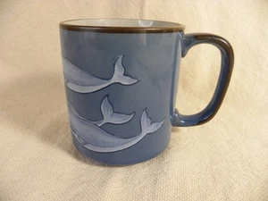 OTAGIRI Large Blue Whale Mug Monterrey Bay Aquarium Charming Made in Japan FINE - Picture 1 of 7