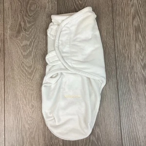 Kiddopotamus SwaddleMe Soft Microfleece Swaddle White Cream - Picture 1 of 3