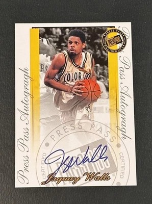 2000 Press Pass SE Jaquay 墙面卡签名 RC 科罗拉多水牛 — 第 1/2 张图片