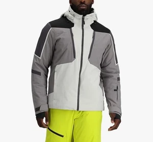NEU Obermeyer Foundation Ski Snowboard Jacke Herren Größe XL steingrau weiß $ 279 - Bild 1 von 18