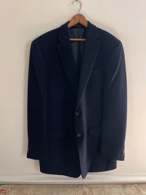 Blazer clásico Lauren Ralph Lauren 42L mezcla de lana de cachemir para hombre azul marino Preppy Foto 1 de 4