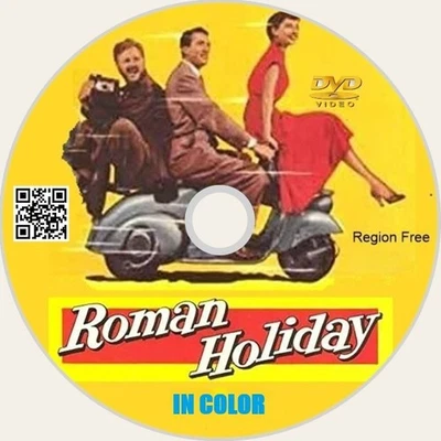 Roman Holiday Stars Audrey Hepburn in Colour DVD - Image 1 of 4