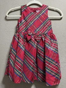 Vestito Bambina Biscotti Occasioni Speciali (Rosso Plaid 4T) Nuovo con etichette Natale - Foto 1 di 4
