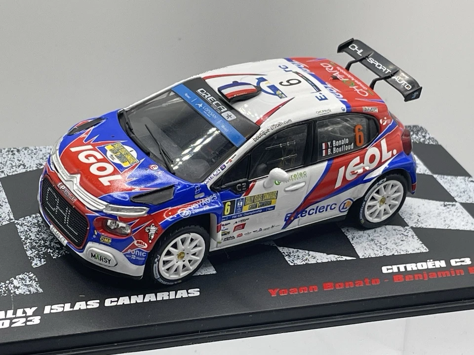 1/43 CITROEN C3 RALLY 2 RALLY CANARIAS 2023 YOANN BONATO Foto 1 de 4