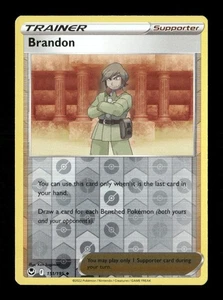 Brandon Reverse Holo Uncommon SWSH12: Silver Tempest 151/195 NM Pokemon LP - Bild 1 von 2