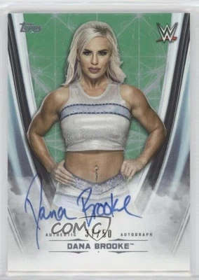 2020 Topps WWE Undisputed Undisputed Auto Green /50 Dana Brooke #A-DB Auto - Image 1 of 2