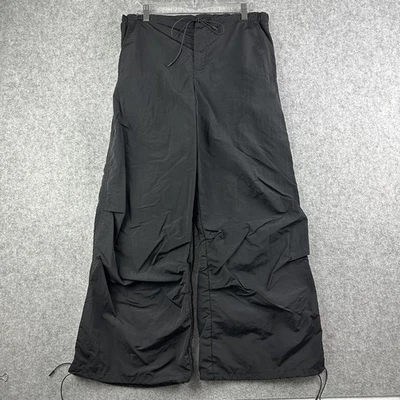 Pantalones de paracaídas Zara para mujer XL ligeros pierna ancha holgados atletismo pista Y2K* Foto 1 de 4