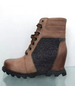 Sorel Joan Of Arctic Wedge III Lexie Women's Boots Outdoor Shoes Brown SZ 5 - Picture 1 of 9
