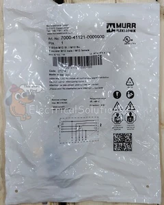 NEW Murr Elektronik 7000-41121-0000000 T-Coupler M12 Male to Female - Free Ship - Picture 1 of 6