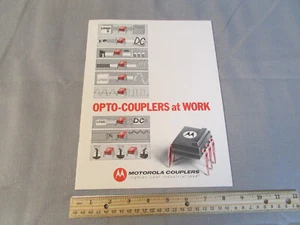 Motorola Opto-Couplers At Work Cross-Reference + Applications Circuits 1973 - Picture 1 of 1