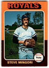 1975 O-Pee-Chee Steve Mingori #544 Kansas City Royals