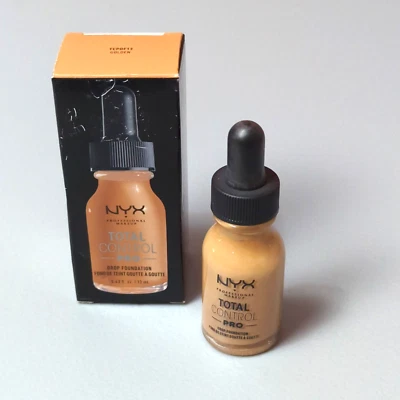 NYX Total Control Pro Drop Foundation 0.43 oz - GOLDEN - TCDF13 - New NIB - Image 1 of 4