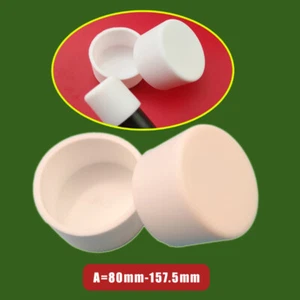 80-157.5mm White Silicone Rubber Sheath Tube Pipe End Cover U Stopper Seal Plug - Picture 1 of 6