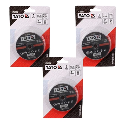 15x Mini Trennscheiben 75 mm Metall Stahl Flexscheiben Luftdruck-Winkelschleifer - Bild 1 von 4