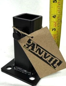 No Welding Stair Railing 4" Repair Base Broken 1" loose POSTS slip IN Black PatP - Picture 1 of 11