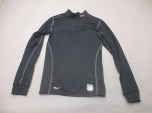 NIKE FIT DRY PRO Size M (10-12) Kids Compression Long Sleeve Gym Workout Top 192 - Picture 1 of 8