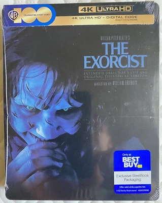 The Exorcist 4K Steelbook (4K UHD + Digital Code) Best Buy Exclusive OOP! - Image 1 of 3