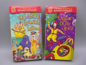 The Wacky Adventures of Ronald McDonald VHS Kassetten Bände 2 & 3 - Vintage 90er - Bild 1 von 3