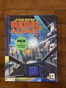 Star Wars Rebel Assault PC Game for DOS in Retail Big Box - Picture 1 of 8