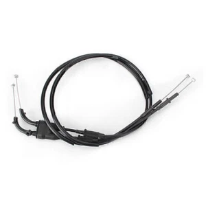 Motorcycle Black Throttle Cable Wire Steel Line For Kawasaki Ninja ZX6R 2009-16 - Picture 1 of 6