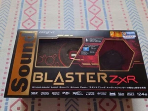 Sound Creative Pcie SB-ZXR-R2 Blaster JP 24bit 192kh Hires Series Pro Sbx Black - Picture 1 of 7