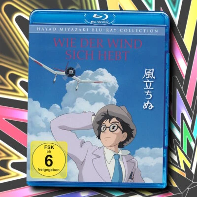 WIE DER WIND SICH HEBT [Blu-ray] Hayao Miyazaki Collection Anime Studio Ghibli - Bild 1 von 2