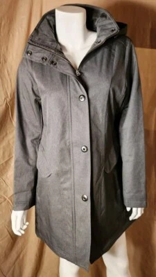 Abrigo Kristen Blake Talla Pequeña, Mujer, Gris, Cremallera Completa, Capucha Forrada de Vellón Foto 1 de 4