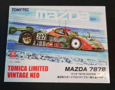TOMY TEC Tomica Limited Vintage Neo 1/64 Mazda 787 B #202 1991 Foto 1 de 4