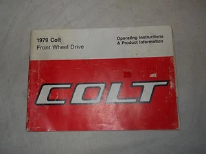 Colt 1979 instrucciones de funcionamiento de tracción delantera e información de producto (PB) - Imagen 1 de 9