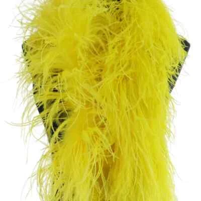 Boa de plumas de avestruz gruesa 2M esponjosa bufanda de plumas de avestruz enfriamiento suave Foto 1 de 4