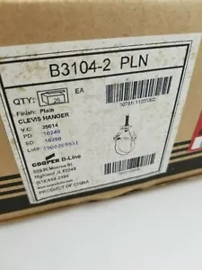 Cooper B-Line B3104-2 pln / 25 in a Box - Picture 1 of 5