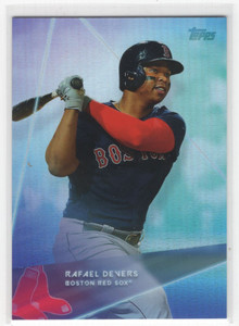 2020 Topps X Steve Aoki Rainbow Foilboard #10 Rafael Devers - NM-MT